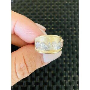 14k Gold Ring Last Supper - Anillo en oro de 14K La Ultima Cena